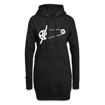 Triathlon Natation Bike Run Marathon - Sweat-shirt à capuche long Femme - noir - Devant