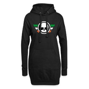 Fenain Army - Hoodie Dress - black - Front