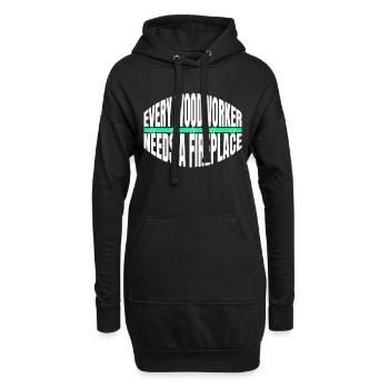 joke geek gift birthday present the carpenters - Hoodie-Kleid - Schwarz - Vorne