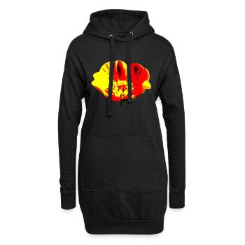Blume, A731178 1 - Hoodie-Kleid - Schwarz - Vorne