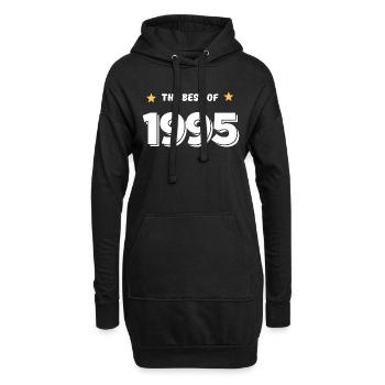 Das Beste von 1995 - Hoodie-Kleid - Schwarz - Vorne