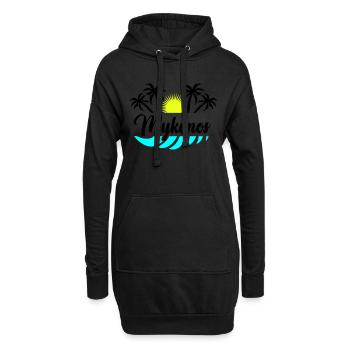 mykonos - Hoodie-Kleid - Schwarz - Vorne