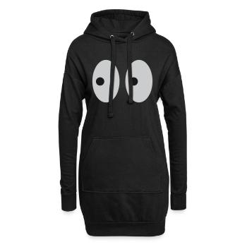 mirette - Sweat-shirt à capuche long Femme - noir - Devant