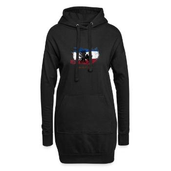 rostocker_jung_orange - Hoodie-Kleid - Schwarz - Vorne