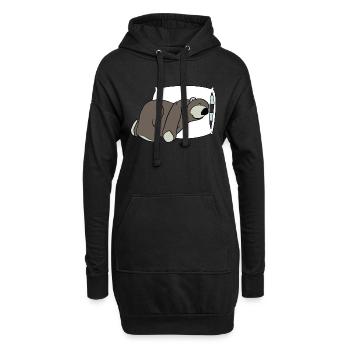 Nalle sleepy - Hoodie-Kleid - Schwarz - Vorne