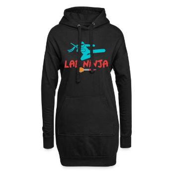 LAB NINJA - TECHNICIEN DE LABORATOIRE MÉDICAL - Sweat-shirt à capuche long Femme - noir - Devant