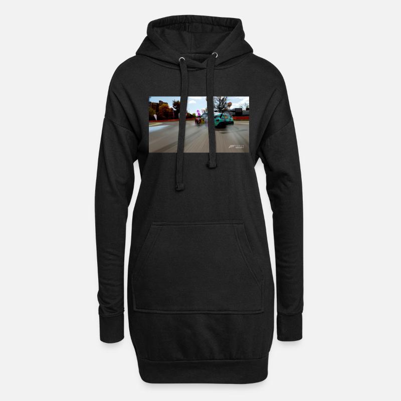 Drift - Hoodie-Kleid - Schwarz