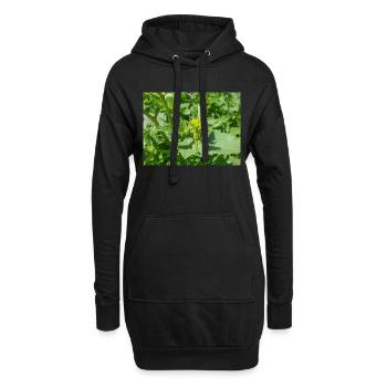 moutarde noire (en allemand Schwarzer Senf) Rhamphosp - Sweat-shirt à capuche long Femme - noir - Devant