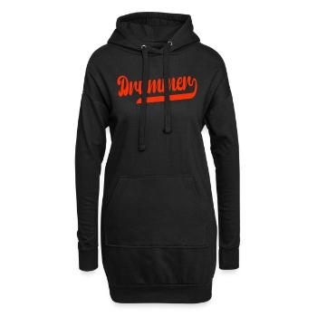 Drummer Drums Drummer Band - Hoodie Dress - black - Front