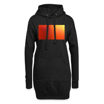 Édition dorée - Sweat-shirt à capuche long Femme - noir - Devant