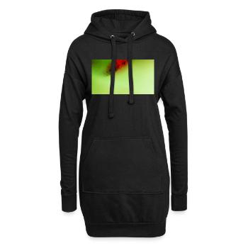 Red Art 56 - Hoodie-Kleid - Schwarz - Vorne