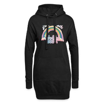 schulkind 2024 - Hoodie-Kleid - Schwarz - Vorne
