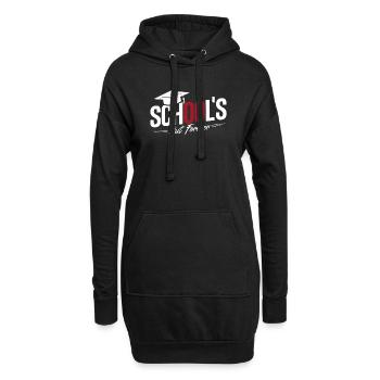 Schulabschluss Abschlussfeier School`s Out Forever - Hoodie-Kleid - Schwarz - Vorne