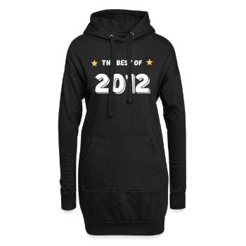 Das Beste aus 2012 - Hoodie-Kleid - Schwarz - Vorne