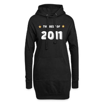 Das Beste aus 2011 - Hoodie-Kleid - Schwarz - Vorne