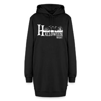 Halloween Night Cool Awesome Graveyard Designs - Hoodie-Kleid - Schwarz - Vorne