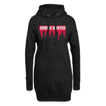 zombie hunter Halloween Zitat - Hoodie-Kleid - Schwarz - Vorne