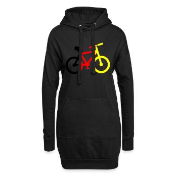 Triathlon Natation Vélo Course Marathon - Sweat-shirt à capuche long Femme - noir - Devant