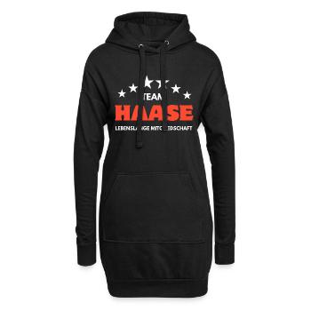 Team Haase - Hoodie-Kleid - Schwarz - Vorne