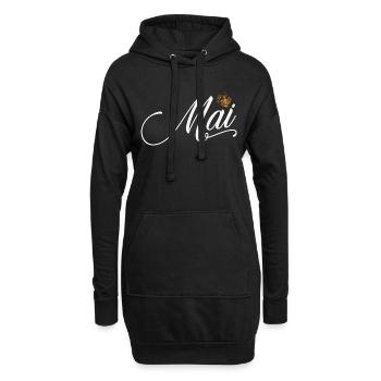 Mai Nom personnalisé pour les femmes Enfants Tout-petits - Mai - Sweat-shirt à capuche long Femme - noir - Devant