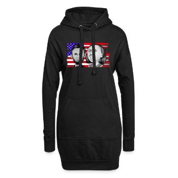 Franklin & Lincoln - Hoodie Dress - black - Front