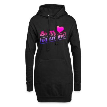 Liebe mich Valentinstag Alles Gute zum Valentinstag Valentinstag - Hoodie-Kleid - Schwarz - Vorne