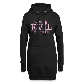 Je suis la belle-mère maléfique Bonus Adoption de maman - Sweat-shirt à capuche long Femme - noir - Devant