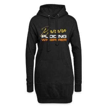 Banana Pudding Whisperer Dessert Making - Hoodie-Kleid - Schwarz - Vorne