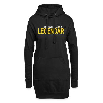 Appelez-moi Légendaire - Sweat-shirt à capuche long Femme - noir - Devant