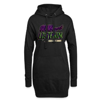 swimmer eat sleep swim tshirts swim triathlete - Hoodie-Kleid - Schwarz - Vorne