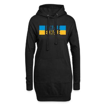 inhale exhale yoga Zitat - Hoodie-Kleid - Schwarz - Vorne