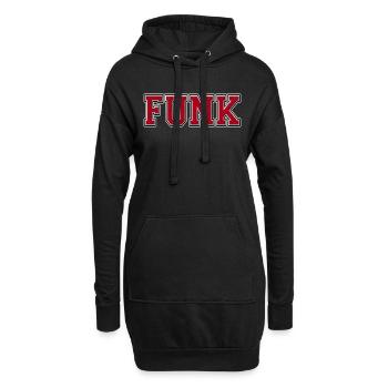 Funk Grand - Sweat-shirt à capuche long Femme - noir - Devant