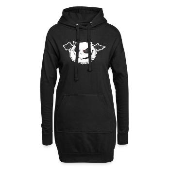 Grummelhummel Teufel - Hoodie-Kleid - Schwarz - Vorne
