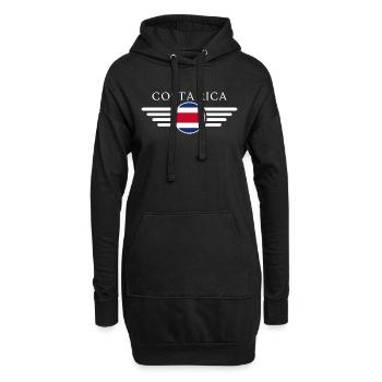 Costa Rica Style Design T-Shirt - Sweat-shirt à capuche long Femme - noir - Devant