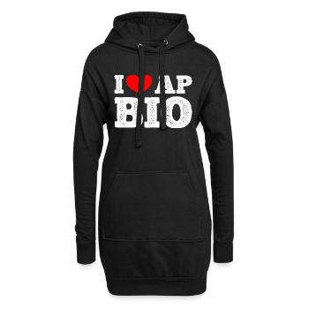 AP Biologie Drôle Lycée AP Class Survivor - Sweat-shirt à capuche long Femme - noir - Devant