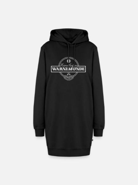 Heimathafen Warnemünde - Hoodie-Kleid - Schwarz