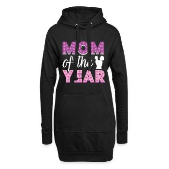 Fête des Mères Maman Maman Maman - Sweat-shirt à capuche long Femme - noir - Devant