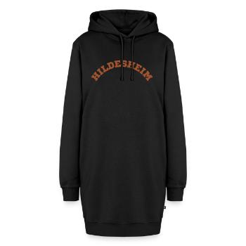 Hildesheim - Hoodie-Kleid - Schwarz - Vorne