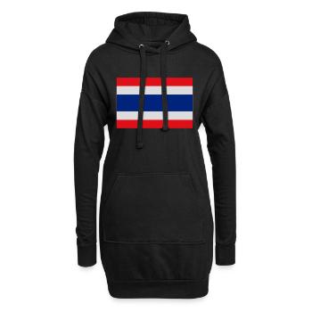 Thaïlande - Sweat-shirt à capuche long Femme - noir - Devant