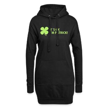 shamrock it´s ok i´m patrick - Hoodie-Kleid - Schwarz - Vorne