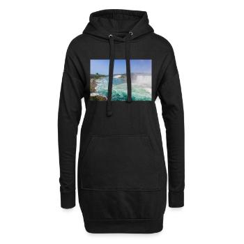 Kanada Ontario Niagara Falls American and Canadian - Hoodie-Kleid - Schwarz - Vorne