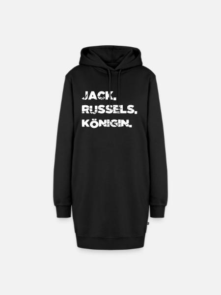 tier lustiger spruch spruch haustier weihnachten - Hoodie-Kleid - Schwarz