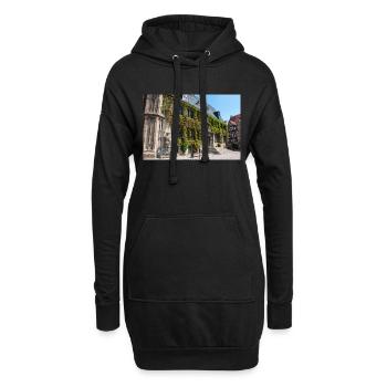 Rathaus Quedlinburg Sachsen-Anhalt - Hoodie-Kleid - Schwarz - Vorne
