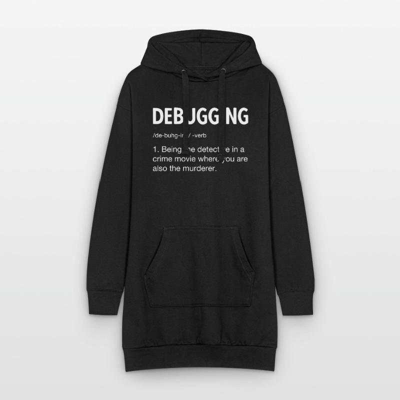 Programmierer Softwareentwickler Coder Sprüche Hoodie-Kleid