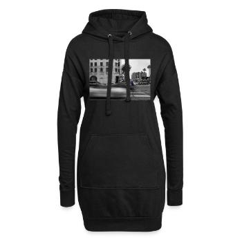 Hollywood Boulevard - Sweat-shirt à capuche long Femme - noir - Devant