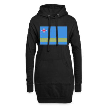 Aruba - Sweat-shirt à capuche long Femme - noir - Devant