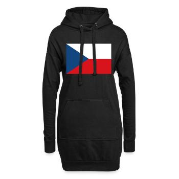 Czech Republic - Hoodie Dress - black - Front