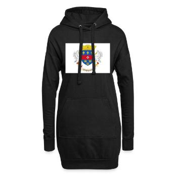 Saint-Barthélemy - Sweat-shirt à capuche long Femme - noir - Devant