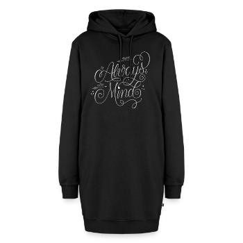Toujours dans mon - Sweat-shirt à capuche long Femme - noir - Devant