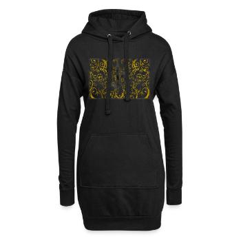 Elif Vav - Hoodie-Kleid - Schwarz - Vorne